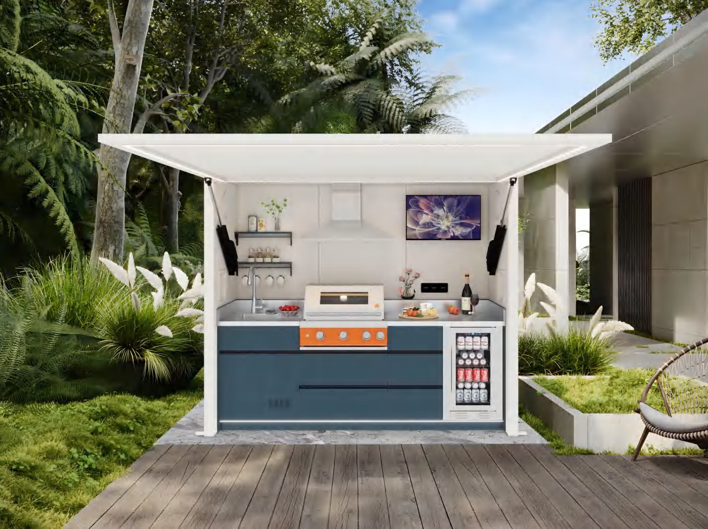 A-Plus outdoor kitchen
